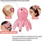 4 Pcs All-in-One Head Massager Set: Scalp Comb, Gua Sha, Octopus & Five Claw - Image 7