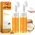 2 Pcs Turmeric Facial Cleanser, Glow Wash Turmeric Face Wash by JISKG
