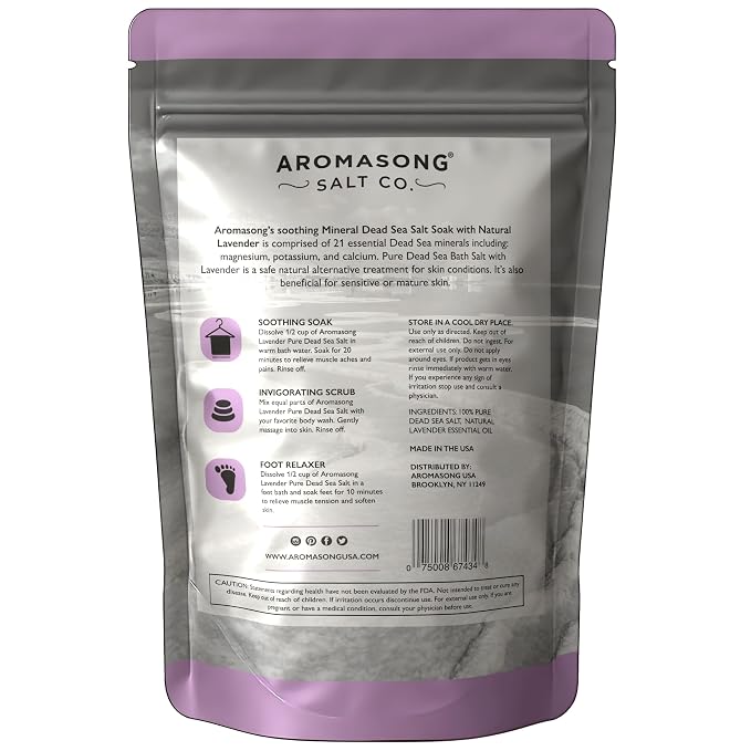 Aromasong Pure Raw Dead Sea Salt - Image 8