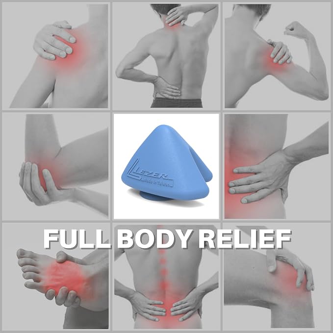 LEZER Large Trigger Massage Point, Manual Massage Ball, Hip Hook, Muscle Knot - Image 8