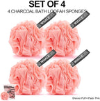 Loofah Sponge Bath Sponge for Women Men 4 Pack - Image 7