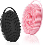 Silicone Body Scrubber, Silicone Loofah, Exfoliating Silicone Shower Scrubber by KQNBI