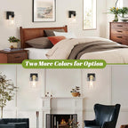 Set of 2 Wall Sconces for Bathroom, Modern Vanity Light Fixtures, Bronze Wall - Image 8