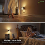 L LOHAS LED Night Light, 2 Pack 3000K Bubble Night Lights Plug into Wall - Image 6