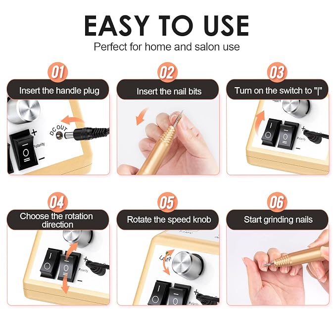 Subway Professional Nail Drill Machine - Image 6