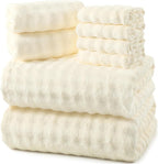 REDKISS 8-Piece Soft Bath Towel Sets, Extra Large 2 Bath Sheet, 2 Hand Towel by REDKISSOnline