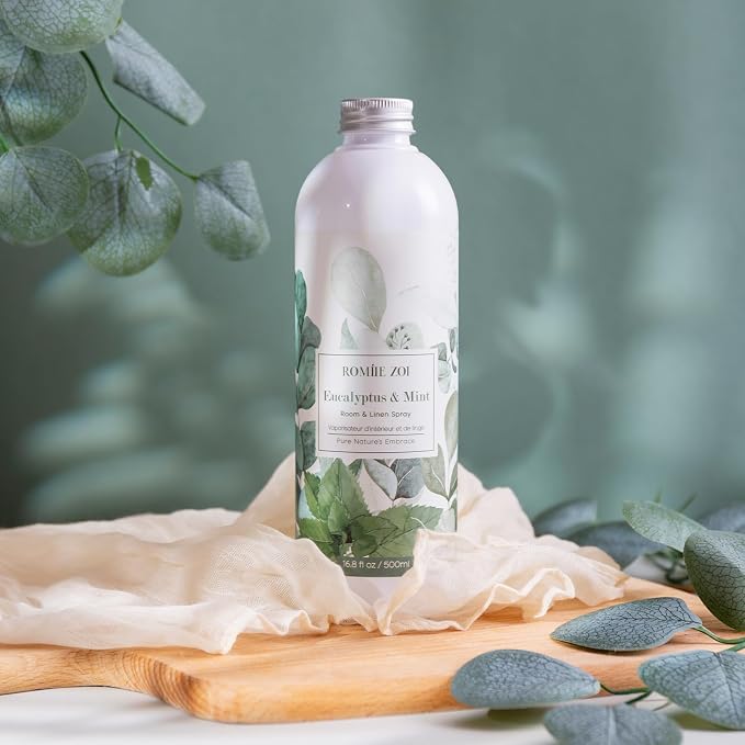 ROMIIE ZOI Eucalyptus Mint Room Spray Refill - 500ml / 16.8 Fl Oz - Soothing - Image 5