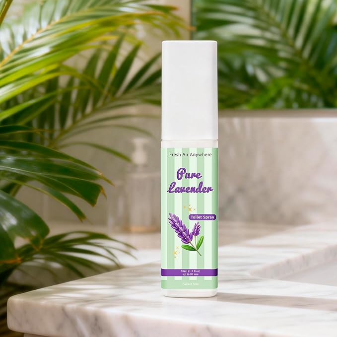 Toilet Spray, Eucalyptus & Lavender, 3 Pack 1.7 fl oz each, Bathroom Odor - Image 3