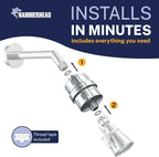 HammerHead Showers® Solid Metal Shower Head Filter – KDF 55 Shower Filter - Image 7