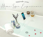 40" Supreme - Clear Acrylic Bathtub Tray Caddy Tub Shelf, Spa Board Luxury - Image 2