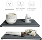 NiuYichee 2 PCS Water Absorbent diatomite Coasters, Stone Drying mat - Image 2