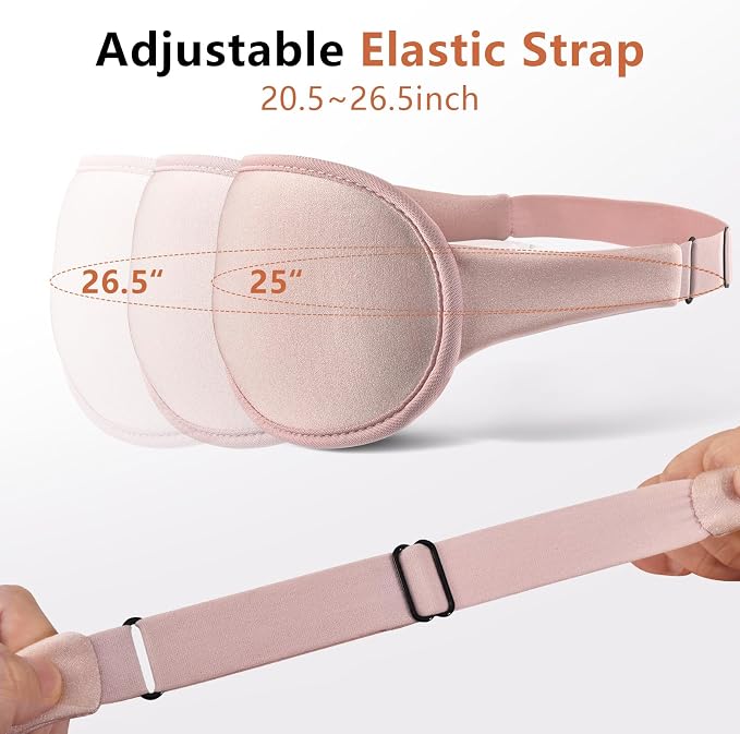 Sleep Mask for Side Sleeper Women Men, Eye Mask for Sleeping Light Blocking - Image 3