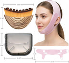 Lymphatic Contour Face Brush & Chin Lifting Mask, Chin Strap - Image 4