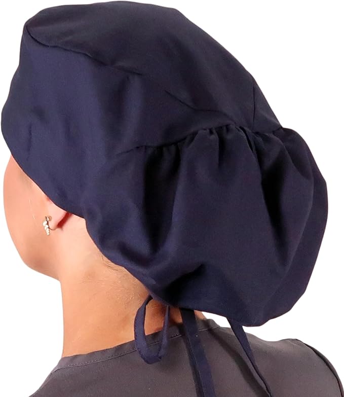 Sparkling EARTH Big Hair Ponytail Classic Surgical Style Scrub Working Cap - Image 5