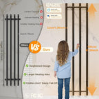 ENZE Smart Heated Towel Rack, Wall Mounted Electric Towel Warmer 300W - Image 7