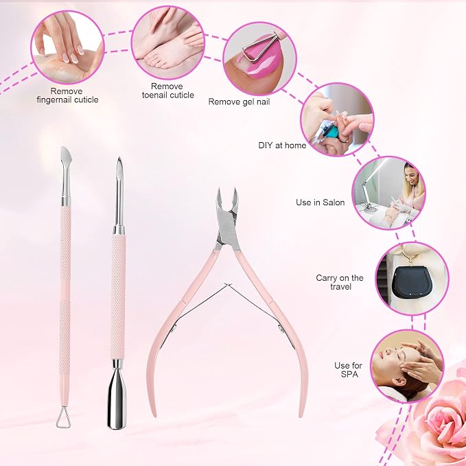 Makartt Cuticle Trimmer with Cuticle Pusher, Nail Scraper - Image 8