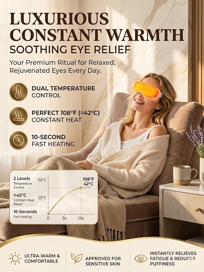 Beminda Steam Eye Therapy, Beminda Steam Therapy Pro, Steam Eye Mask - Image 4