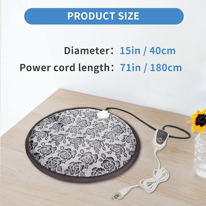 GOLOPET Cat Heating Pad Round - Image 4