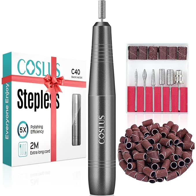 COSLUS C40 Electric Nail Drill File Professional: by COSLUS