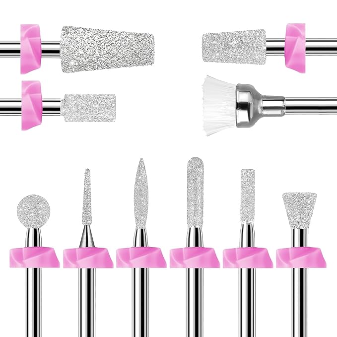 Makartt Nail Drill Bits:10Pcs Dimond Sanding Bit Sets by Makartt