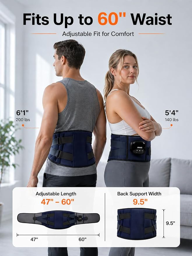 Cordless Heating Pad with Massager - Image 7