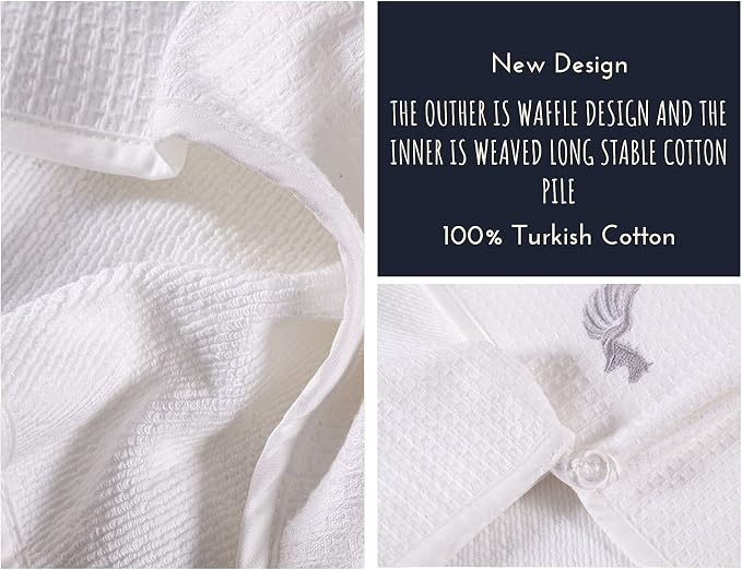100% Turkish Cotton Hair Towel Wrap - Image 3