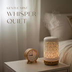 Earnest Living Essential Oil Diffuser White Ceramic Diffuser 100 ml Timers - Image 4
