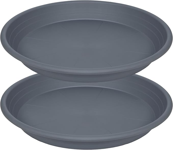 2 Pack of 19 inch Plant Saucer, Large Plant Tray, Heavy Sturdy Plant Drainage by Unknown