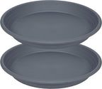 2 Pack of 19 inch Plant Saucer, Large Plant Tray, Heavy Sturdy Plant Drainage by Unknown