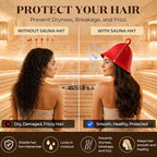 JaGely Sauna Hat for Men Women Sauna Hat Vaporarium Cap Russian Banya Cap for - Image 4