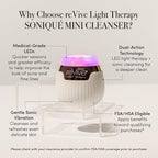 reVive Light Therapy Lux Collection Soniqué Mini, Rechargeable Sonic Face - Image 3