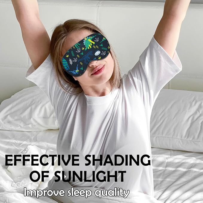 2 PCS Sleep Eye Mask Silk Sleeping Soft - Image 7