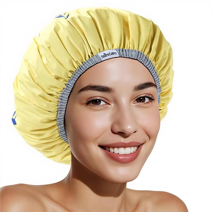 Years Calm Waterproof Shower Cap by Yearscalm