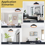 Bargeni Flush Mount Ceiling Light, 12.5 inch LED Ceiling Light Fixture - Image 6