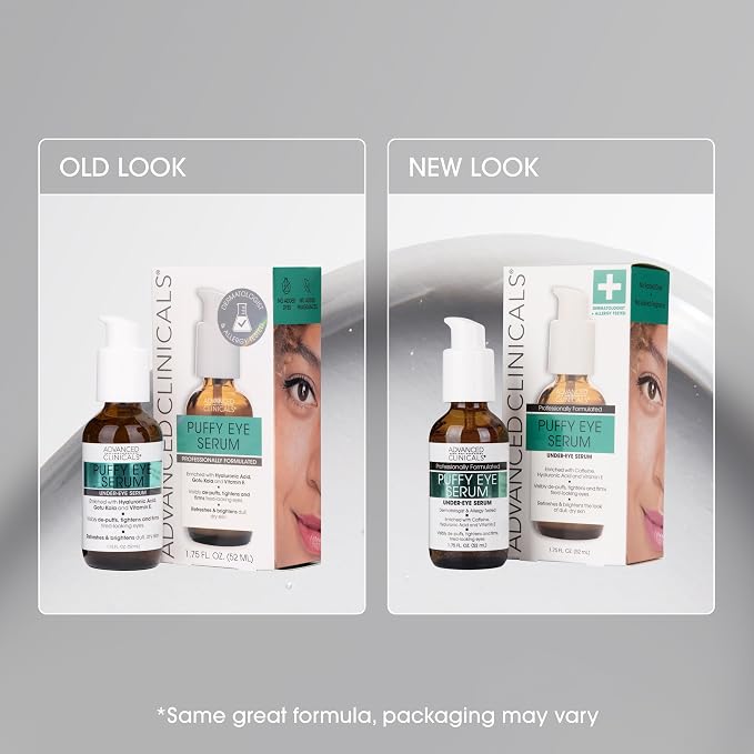 Advanced Clinicals Puffy Eye Under Eye Serum | Visible Anti Aging Brightening - Image 8