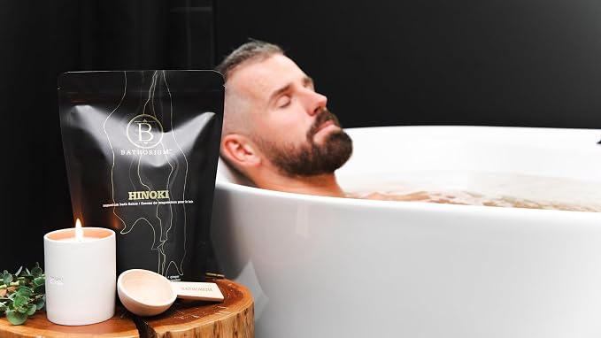 Bathorium Hinoki Mineral Magnesium Chloride Bath Flake, Relaxing Bath Soak - Image 9