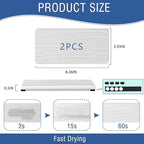 2PCS Water Absorbing Stone Tray, Fast Drying Stone Sink Tray, Water Absorbent - Image 6
