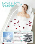 Full Body Bath Pillow for Bathtub, 5D Thick Tub Pillow for Bathtub - Image 9