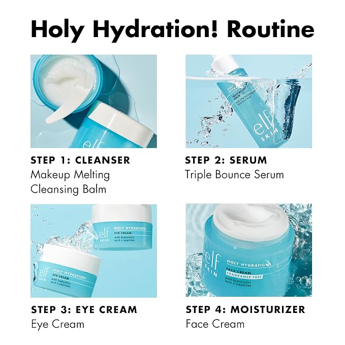 e.l.f. SKIN Holy Hydration! Triple Bounce Serum, 1.7% Hyaluronic Acid Serum - Image 6