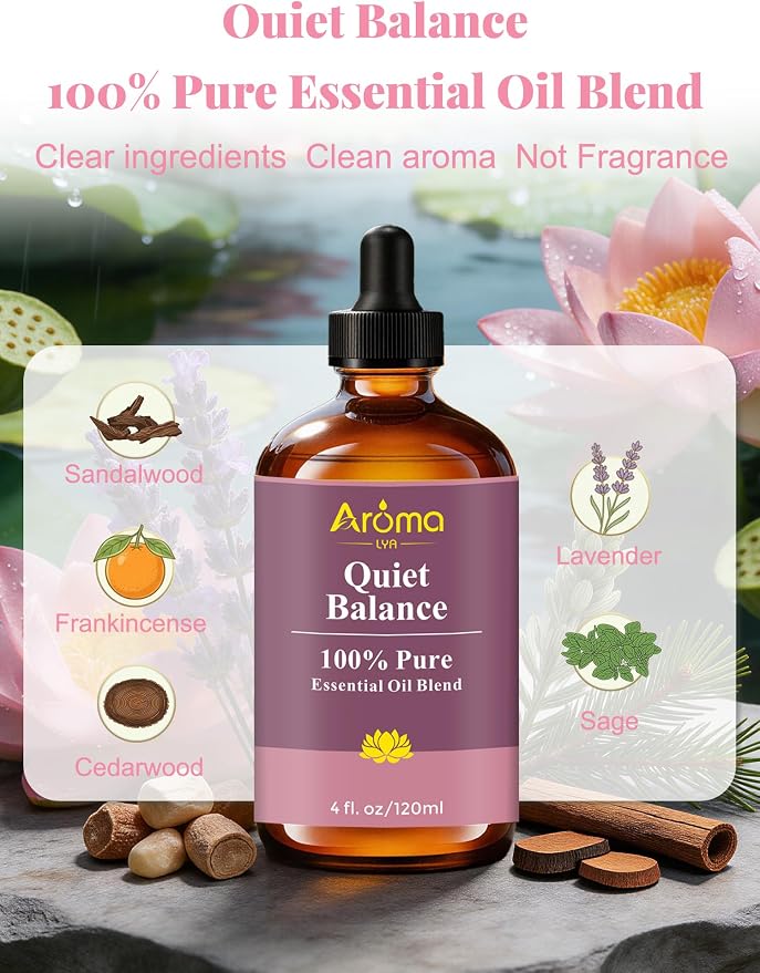 Quiet Balance — A 100% Pure Essential Oil Blend Grounded Woods-and-Resin Blend - Image 2
