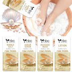 Pedicure Kit Foot Soak Set: Bubble Salt, Sugar Scrub, Massage Mask, Massage by nbcBeautiLab