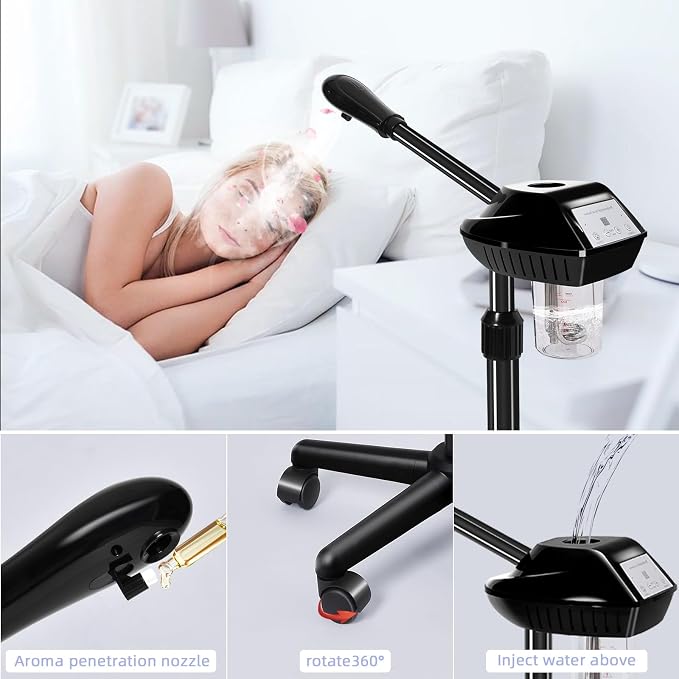 Retain time Facial Steamer, Face Steamer on on Wheels - Image 4