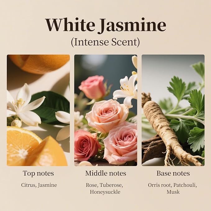 White Jasmine Essential Oil for Aroma Diffuser, Luxury Hotel Scent Refill for - Image 4