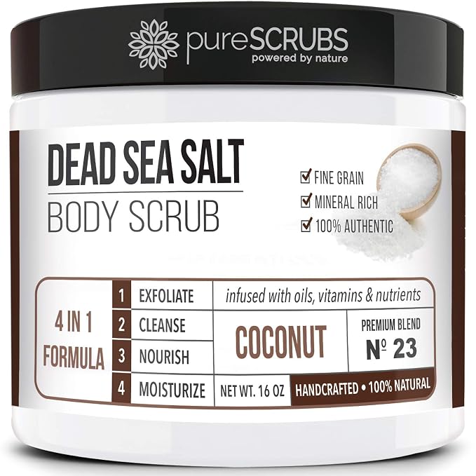 pureSCRUBS Premium Coconut Body Scrub Set by pureSCRUBS