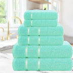 CASA COPENHAGEN Eternal 6Pcs 100% Egyptian Cotton Large Designer Towels Gift - Image 4
