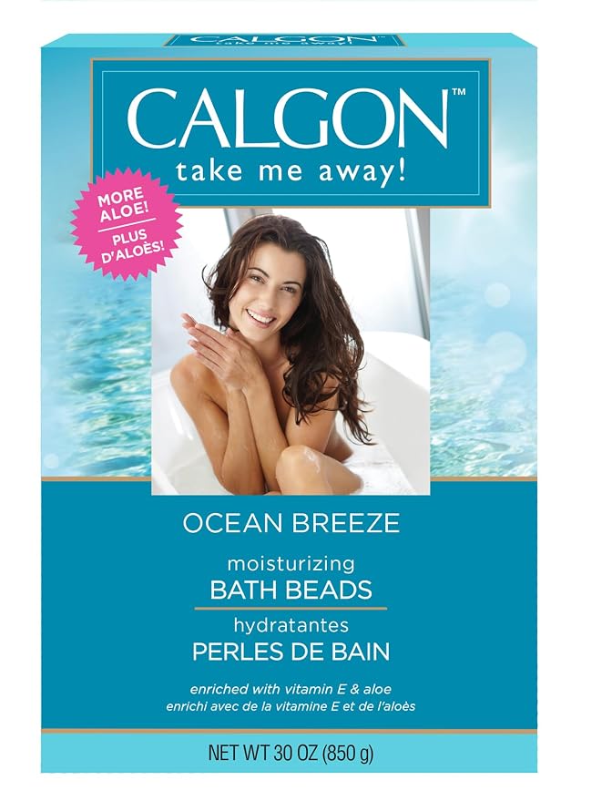 Calgon Ultra-Moisturizing Bath Beads, Ocean Breeze, 30 Ounce by Calgon