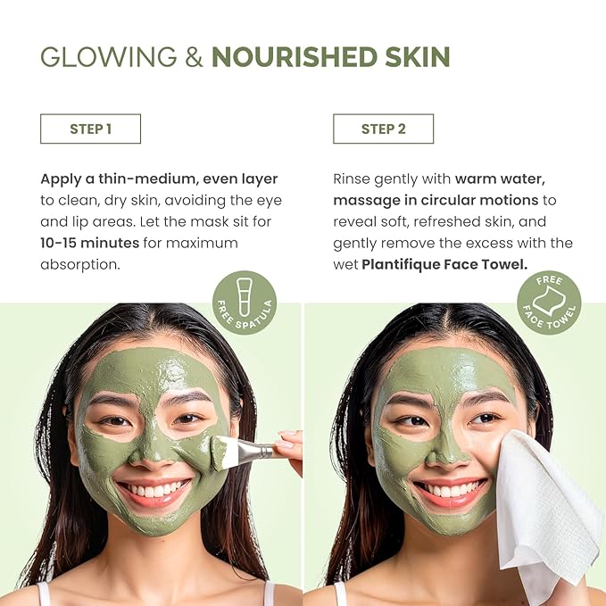 PLANTIFIQUE Korean Skincare Clay Mask – Hydrating Mud Mask - Image 5