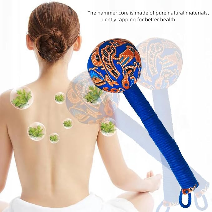 Mugwort Massage Hammer, Handheld Percussion Massage Tool - Image 6