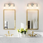 3-Light Vanity Light Fixture, Modern Brushed Nickel Wall Sconce Light Fixture - Image 7