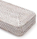 Rattan Bathroom Vanity Trays Toilet Tank Baskets Long Narrow Hand Towel Storage - Image 6
